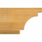 Ekena Millwork Mediterranean Rough Sawn Rafter Tail, Western Red Cedar, 4"W x 10"H x 16"L RFT04X10X16MED00RWR - alternate 3